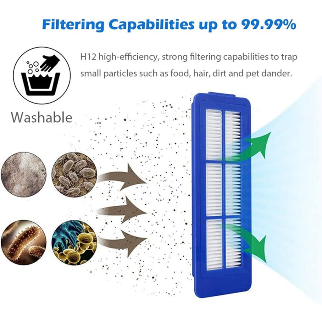10PCS Filters Robot Vacuum Cleaner Part Accessories Robot Replacement Sweeper Tools Plastic Sweeping Robot Part Filters โ image 4