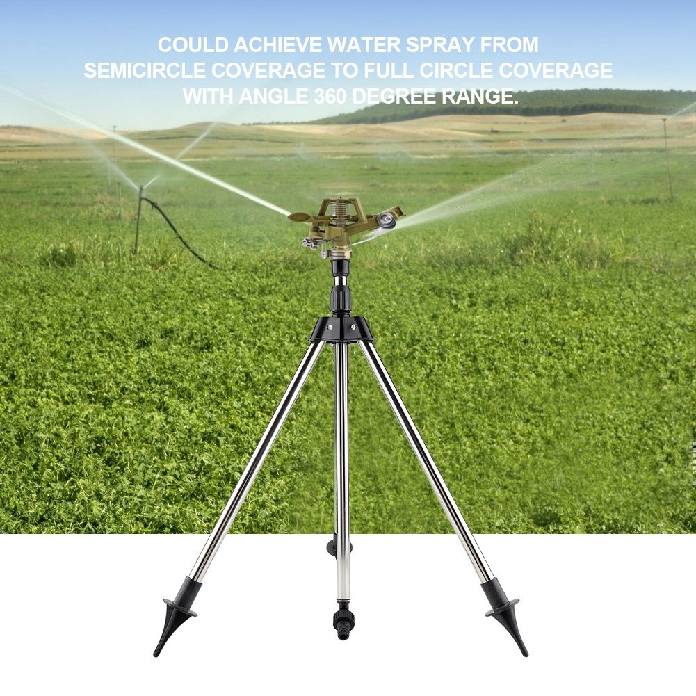 Stainless Steel Ground Insert Zinc Sprink Water Watering Sprinkler Sprayer Lawn Garden Yard โ image 5