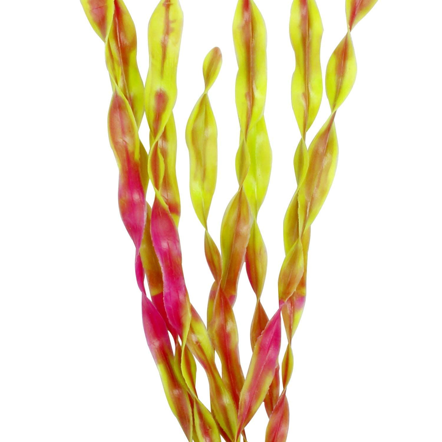 Artificial Seaweed Water Plants for Aquarium, Plastic Fish Tank Plant Decorations 10 PCS (Wine Red) their color won't fade — image 5
