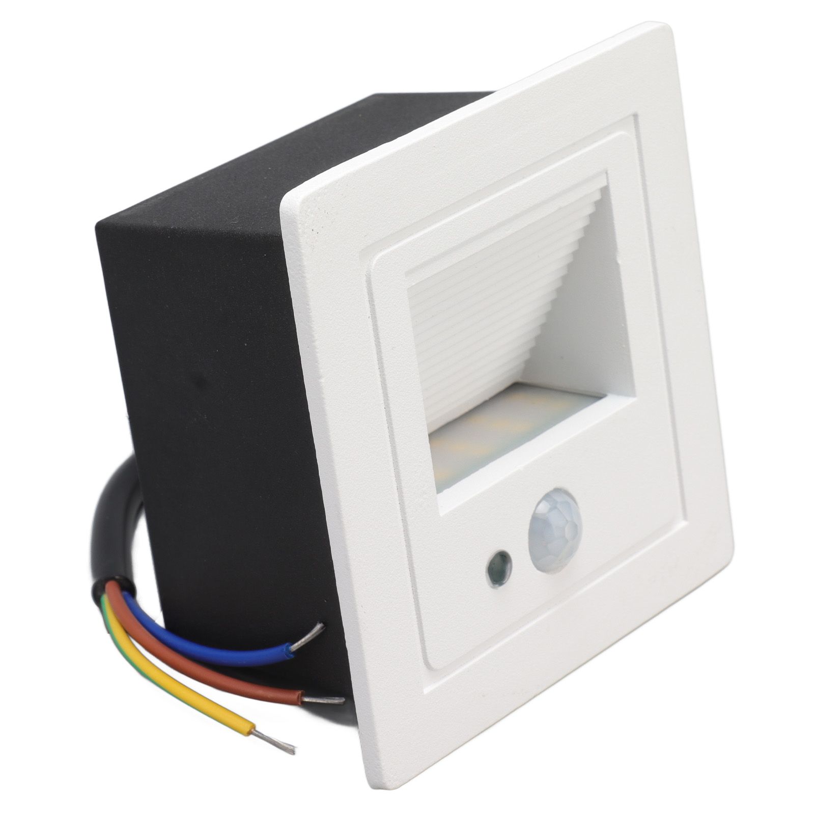 LED Corner Wall Lamp Recessed Warm White Iron Baking Varnish Body Induction Step Light for Stairway 85‑260V — image 5