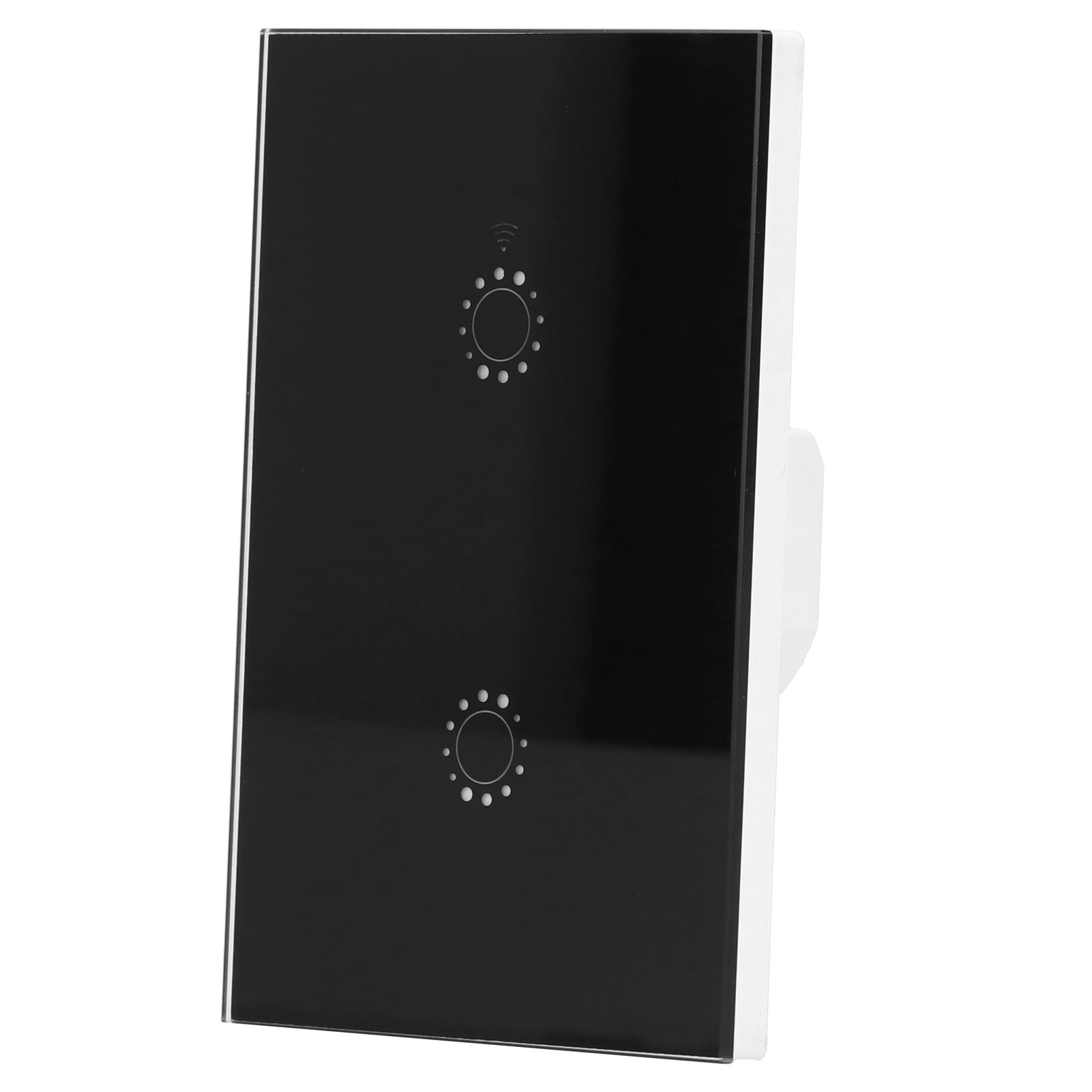 LED Smart Light Switch WiFi Wall Touch 2 Gang for Amazon Alexa Intelligent Voice APP Control AC 95‑250VBlack Cover — image 3