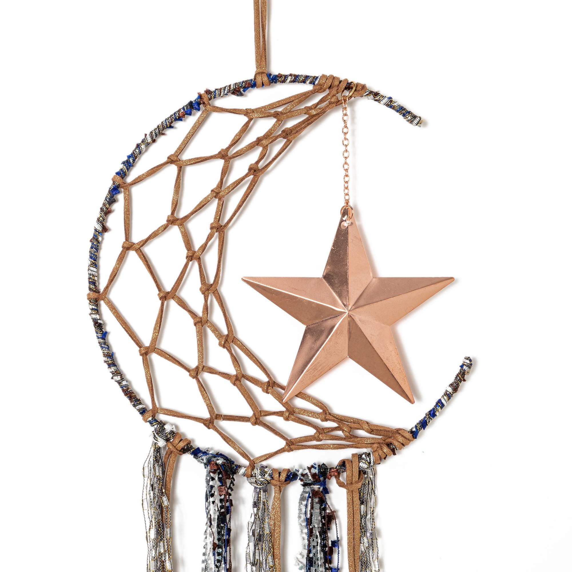 Dream Catchers Moon Dreamcatcher Kits Decoration White Star Decor Home Wedding Garden Crafts Wall Hanging — image 5