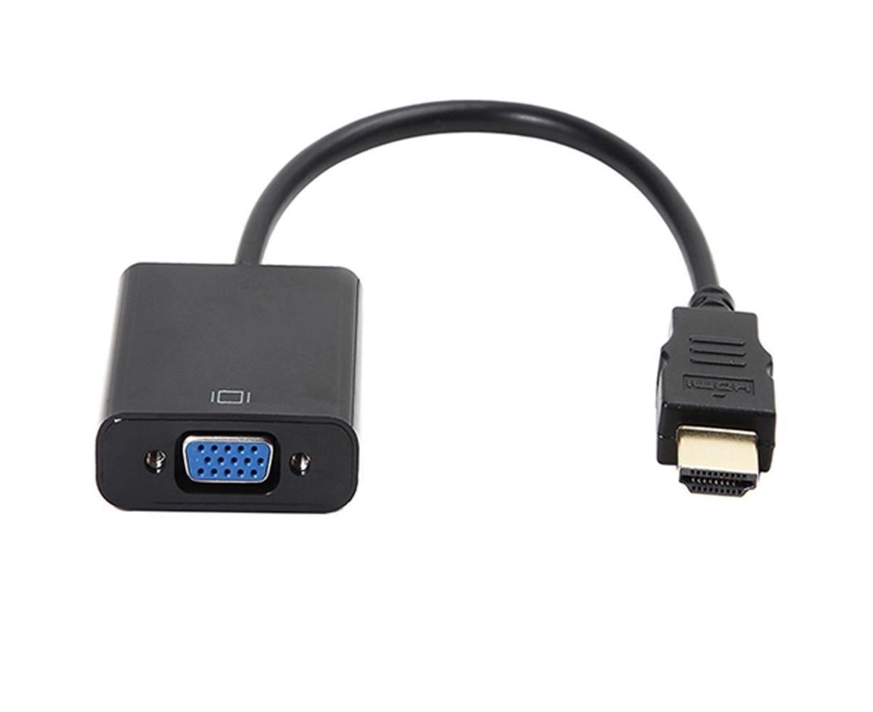 1080P VGA Male to HDMI-compatible Video Adapter Universal Gold Plated Female for PC HDTV - White โ image 2