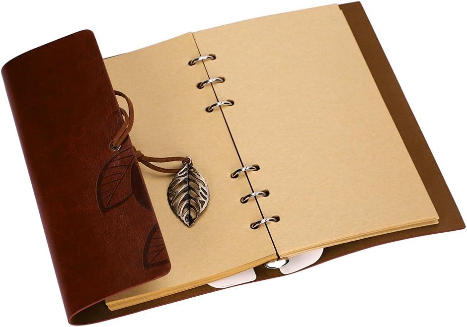 75 Sheet Loose Leaf Notebook with PU Cover, A6 — image 2