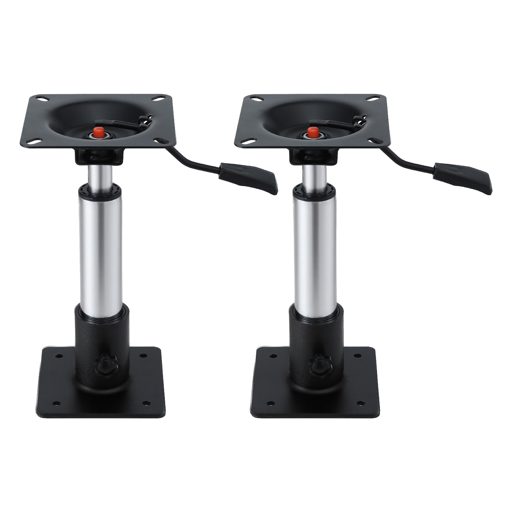 Seamanship Boat Seat Pedestal 34–46cm Adjustable Gas Lift 360 Degrees Swivel 2 Pack — image 3