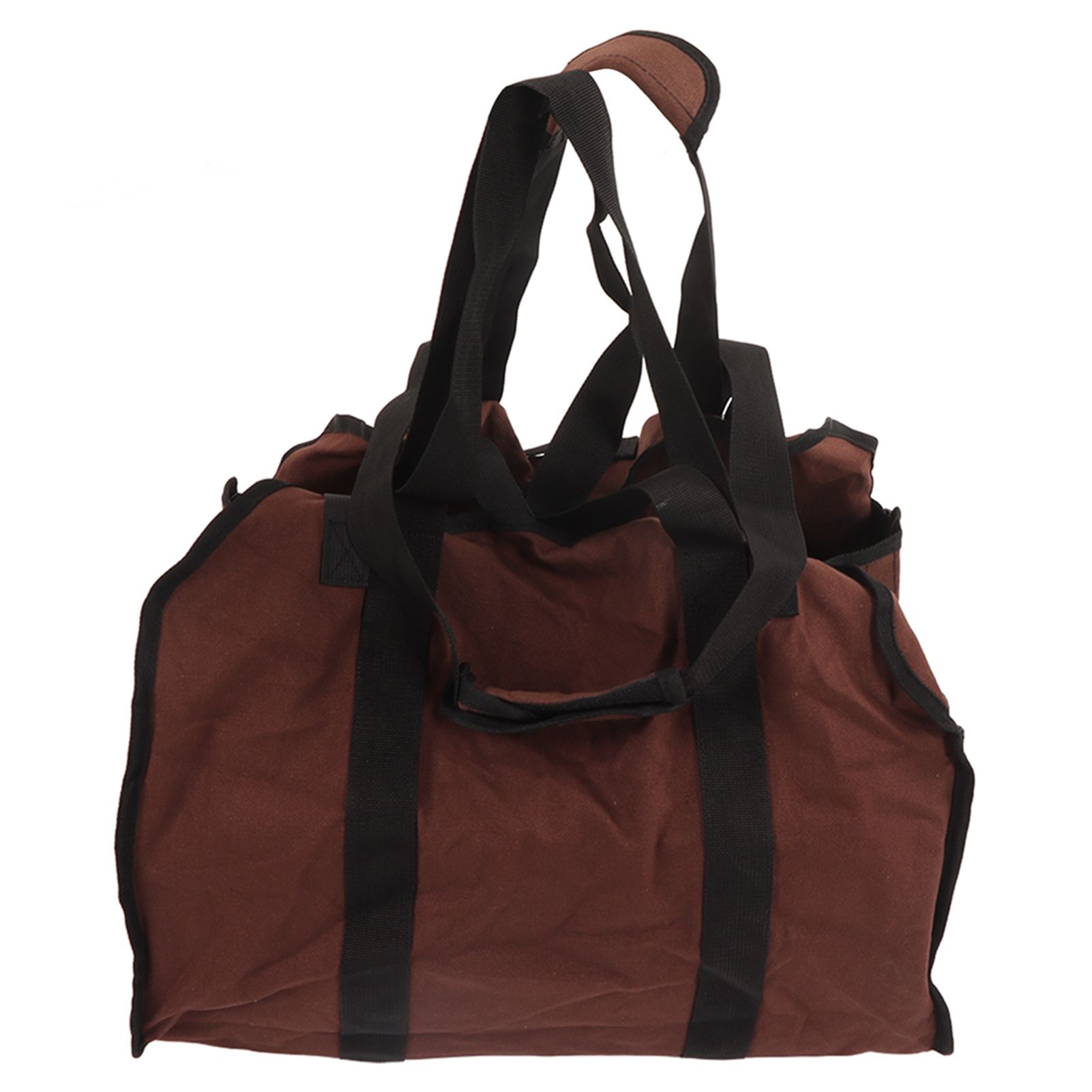 Firewood Bag Large Capacity Heavy Duty Wearable Canvas Outdoor Firewood Carrier for Camping Picnics BBQ โ image 4