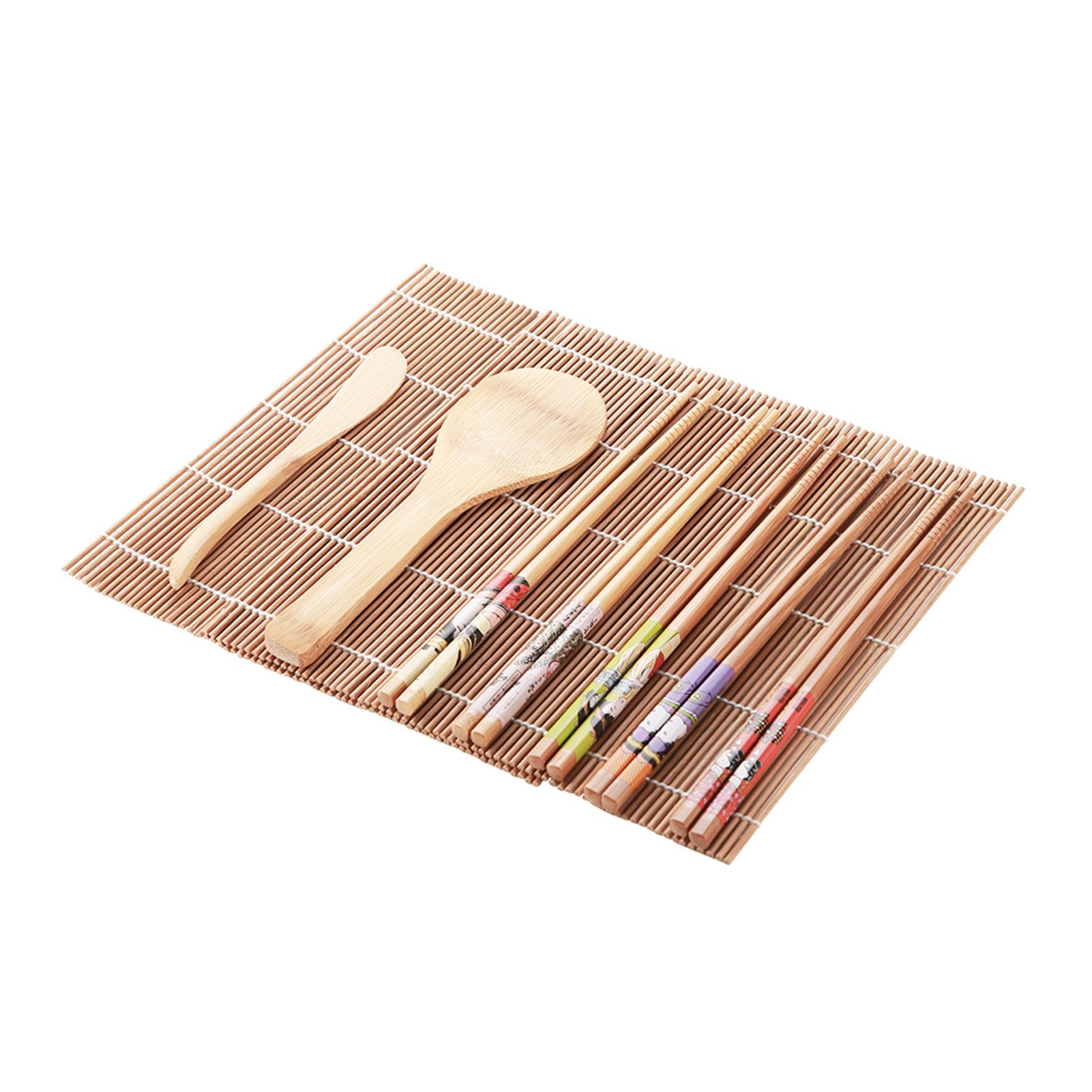 13Pcs/set Bamboo Sushi Making Kit Family Office Party Homemade Sushi Gadget For Food Lovers β image 6
