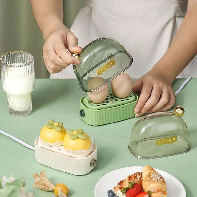 2-Egg Electric Egg Steamer, Compact Size for Home Use โ image 4