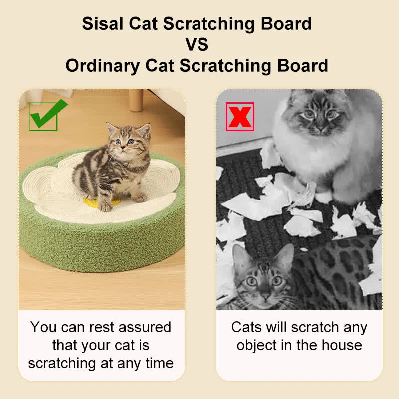 Pink Pig Cat Scratcher Bed - Cute Animal Design Sisal Pad for Scratching & Resting 40*40*10cm โ image 4