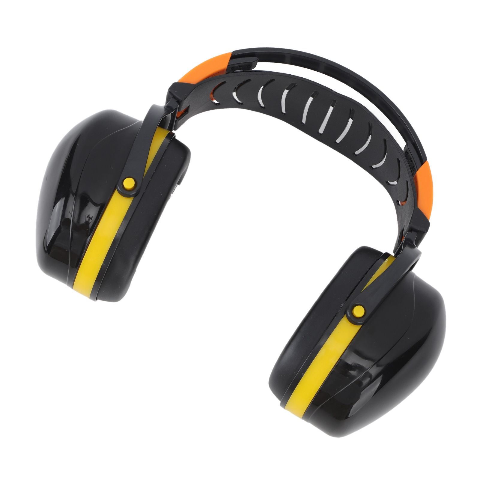 Noise Reduction Earmuffs Foldable Lightweight Hearing Protection Safety Over Head Ear Muff for Garden Shooting Mowing Black Yellow โ image 6
