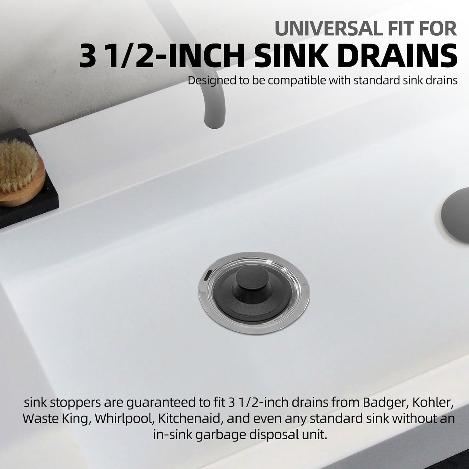 Rubber Sink Stopper and Garbage Disposal Splash Guard,Compatible with Insinkerator Garbage Disposal Parts โ image 5