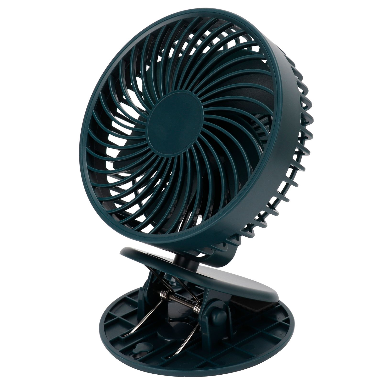 Portable Desk Fan 3 Speed Wind Mini Desktop Fan with Clip for Home Office and BedroomGreen β image 4