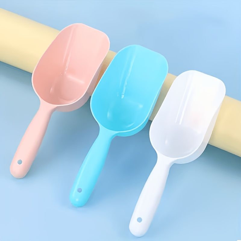 4-Piece Set Colored Plastic Shovels, Random Colors, Multi-Functional for Pet Feeding, Kitchen, Garden & Outdoor โ image 3