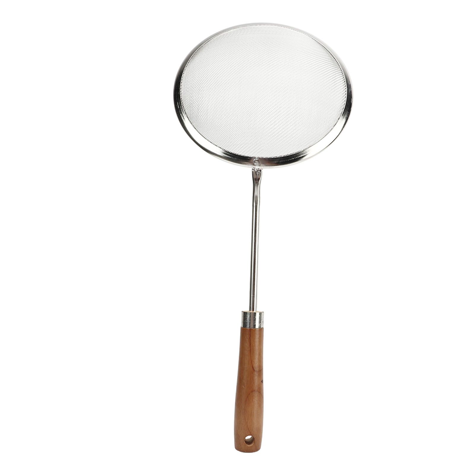 Oil Colander Efficiency Filtration Easy To Use Fine Mesh Food Strainer Spoon for Grease Gravy Foam L — image 4