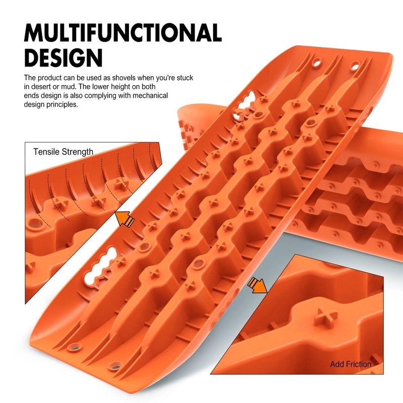 X-BULL 4WD Recovery tracks 10T 2 Pairs/ Sand tracks/ Mud tracks/ Mounting Bolts Pins Gen 2.0 — image 6