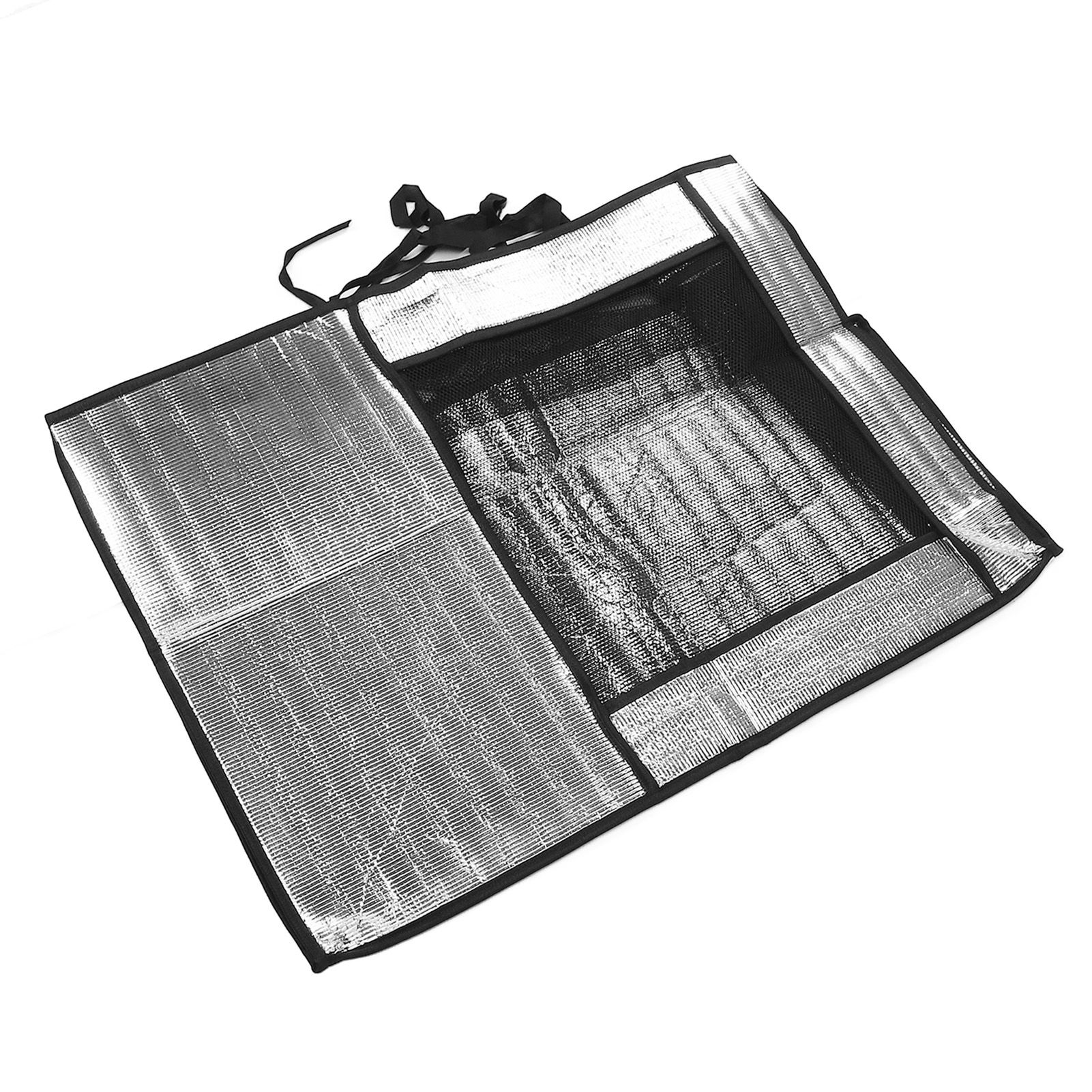 Silver AC Unit Cover Air Conditioner Unit Aluminum Foil Dustproof Rainproof Sunshield Cover 86x35x60cm / 33.9x13.8x23.6in โ image 4