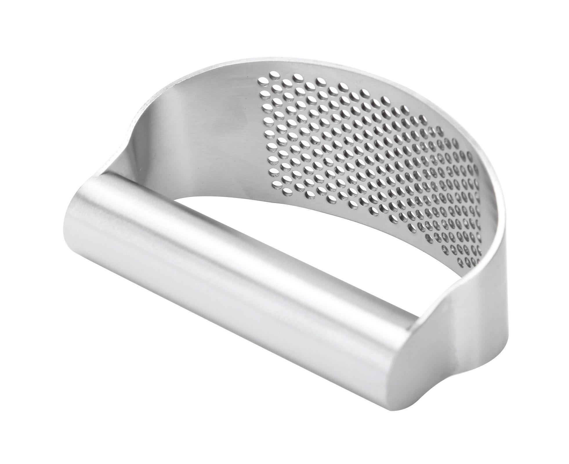 Manual Garlic Press Masher Crusher Squeezer with Brush Peeler Kit Kitchen Gadget Set — image 5