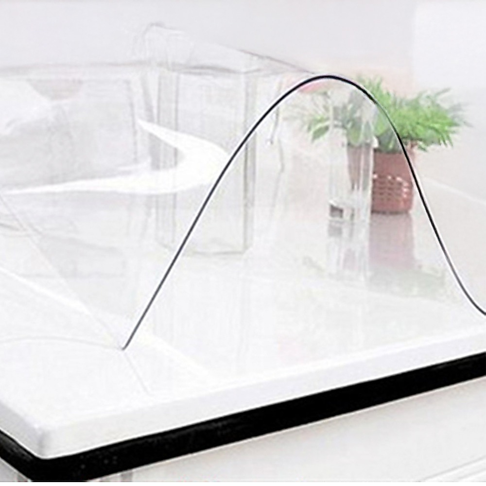 PVC Tablecloth Protector Table Cover Dining Table Cloth Plastic 2134x1070mm 1.5mm — image 4