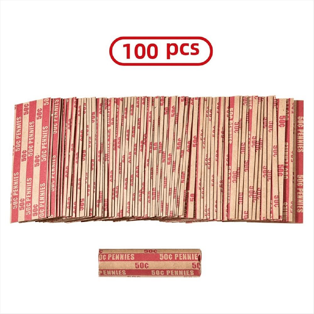 Coin Wrappers, Penny, Red, 100 Count โ image 3