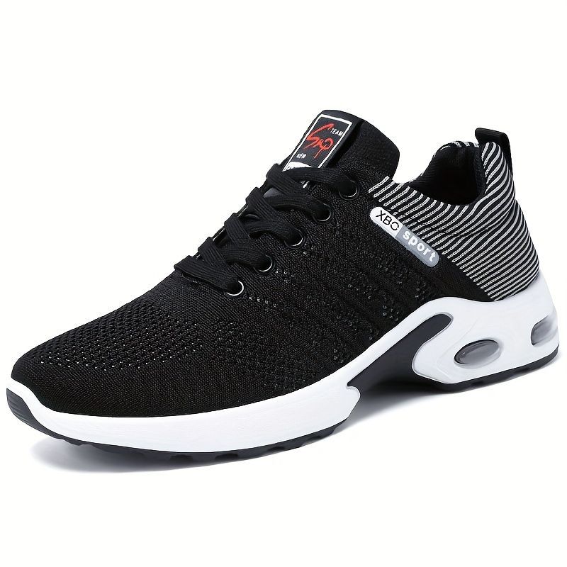 Men's Fashion Sneakers with Breathable Mesh and Cushioned Sole - Gray - Size 11(AU11/EU44) โ image 3