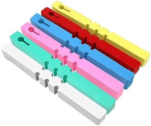 120 Pcs 6 Colors Plastic Plant Labels Plant Hanging Tree Tags Nursery Garden Lables Tags Large Writing Surface,2x20cm