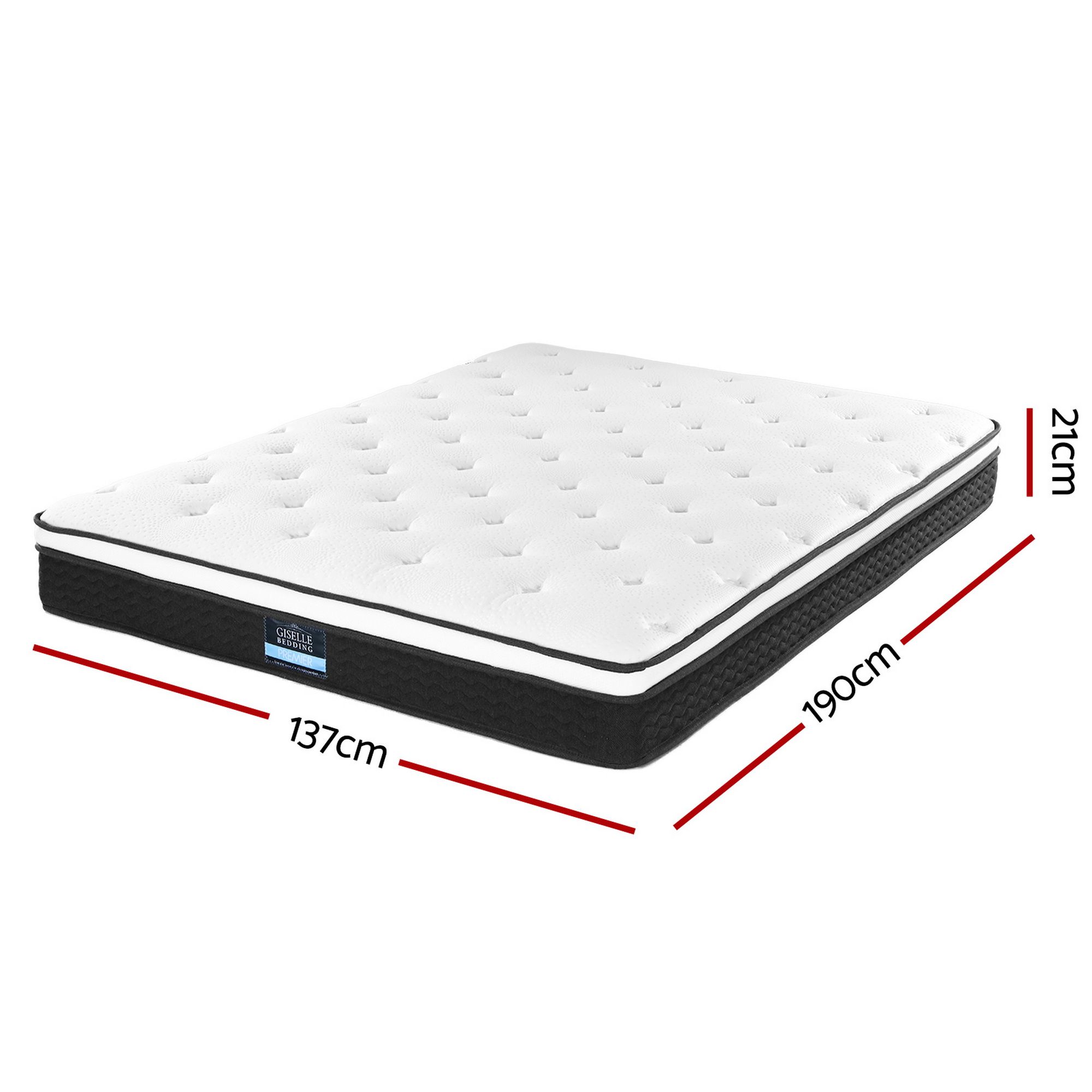 Giselle Bedding 21cm Mattress Euro Top Double โ image 2