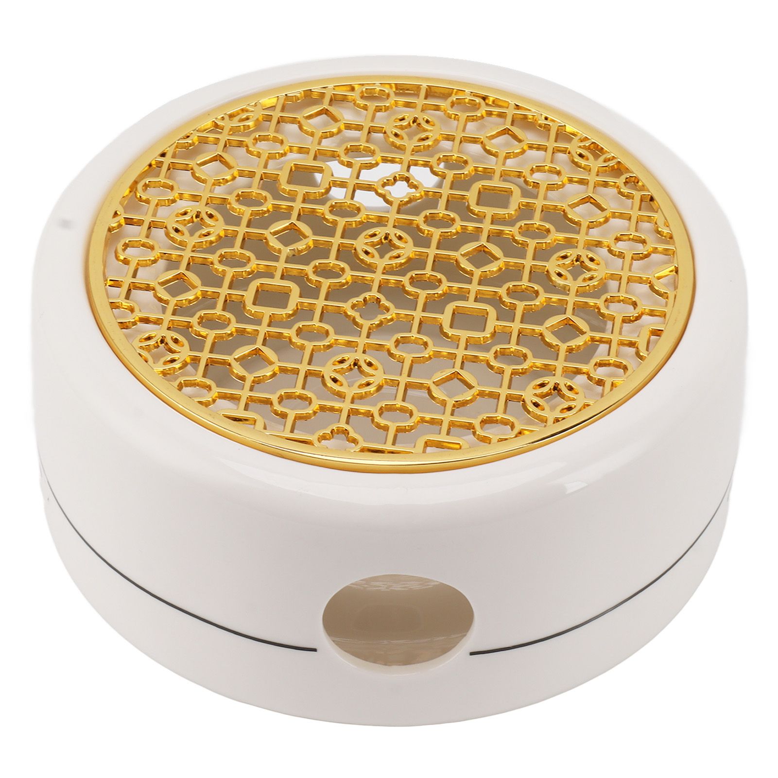 Ceramic Tea Pot Warmer with 11.8cm Gold Gasket Circular Concave Tea Kettle Heating Base for Home Kitchen Countertops โ image 6