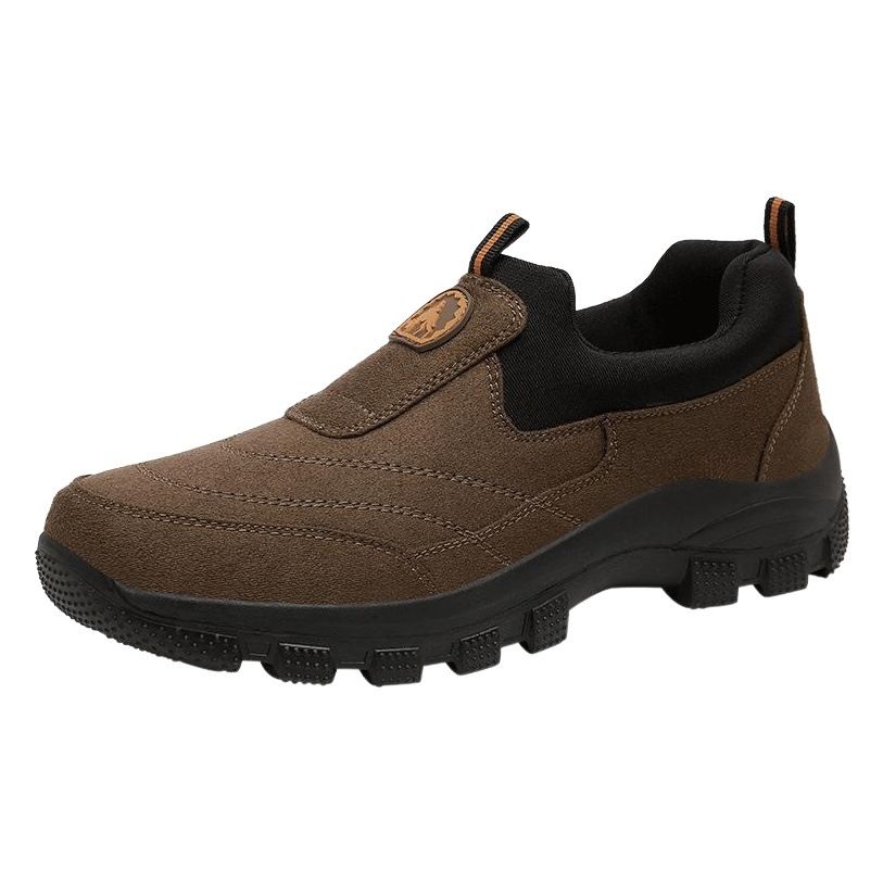 Men Slip On Hiking Shoes Waterproof Low Top Black 40 โ image 2
