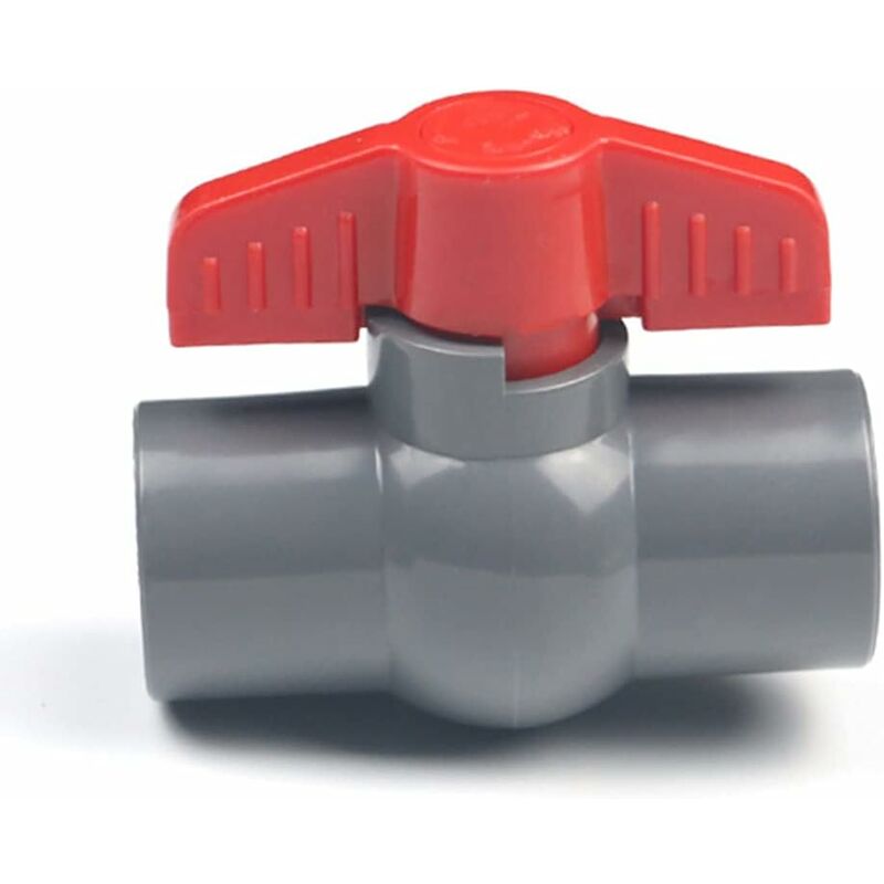 Pvc Ball Valve, U-Pvc Plastic Valve, Flow Control And Cut-Off Straight Joint (Φ20Mm) — image 4