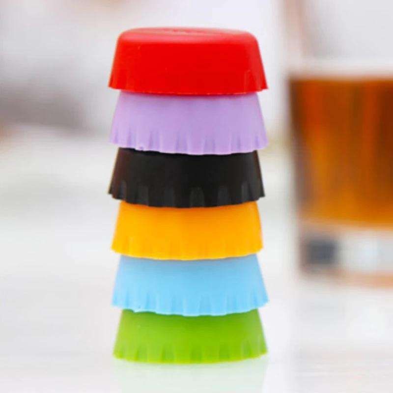 Beer saver vacuum sealer stopper, 6-pack, MultiColor for beer lovers โ image 3