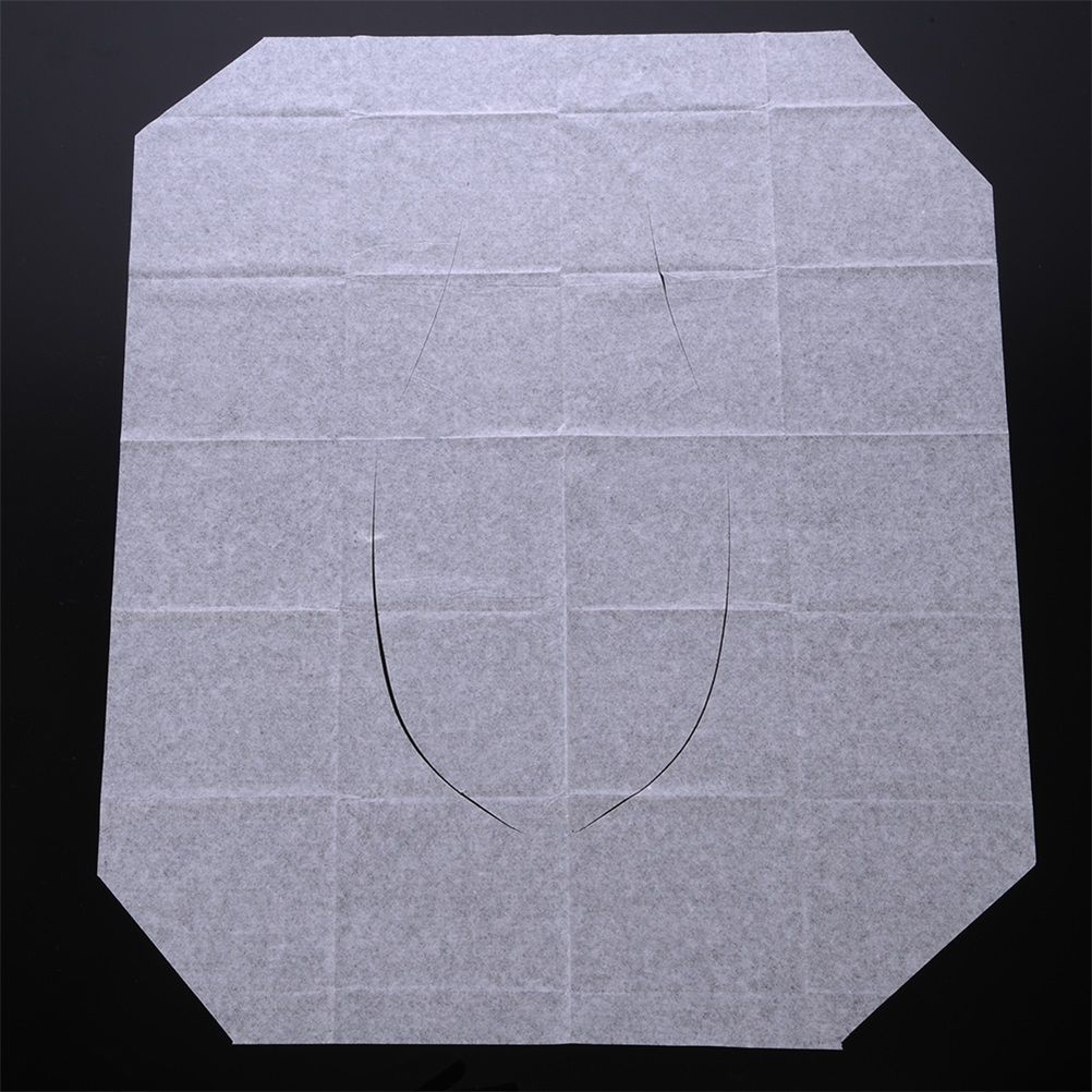 100PCS Portable Hygienic Toilet Cushions Disposable Toilet Seat Cover Mat Paper โ image 2