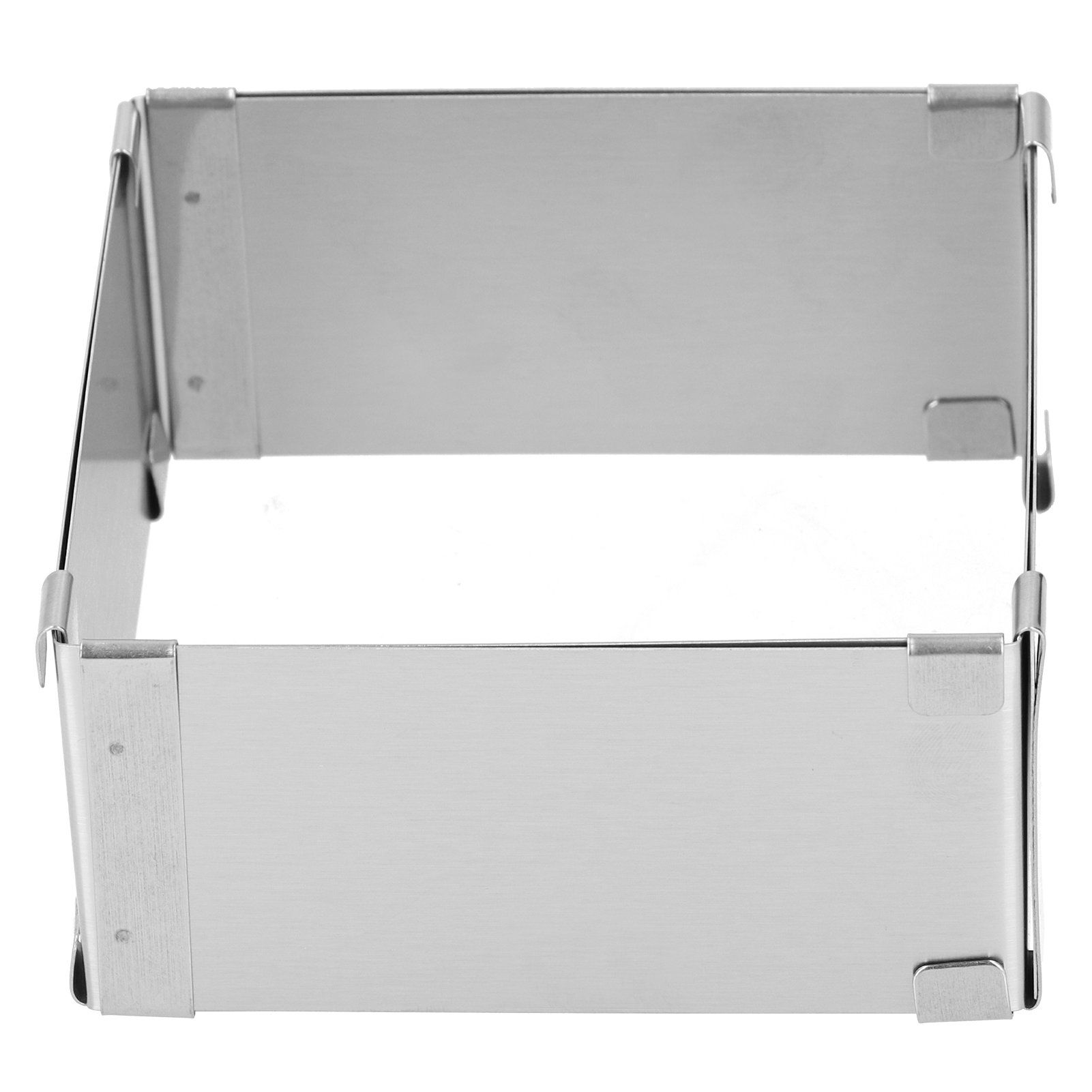 Stainless Steel Square Mousse Ring Retractable Biscuits Cake Mold Kitchen DIY Baking ToolsS 10~18cm — image 3