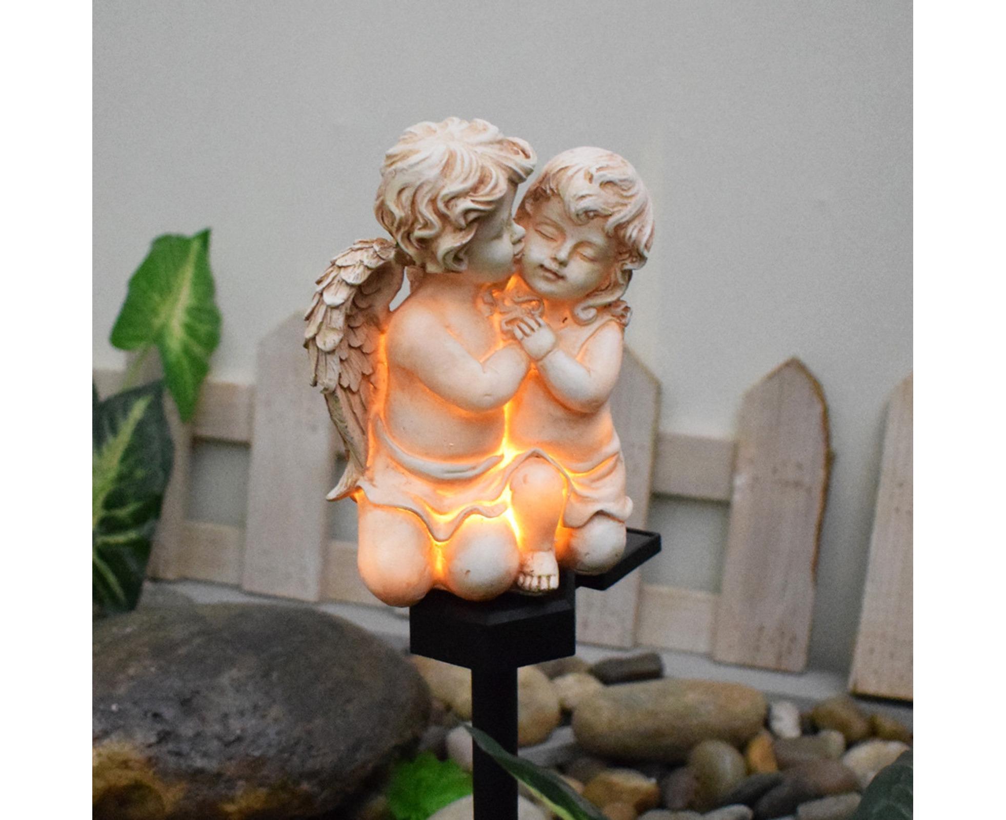 Solar Angel Stake Light Garden Decor - B โ image 4