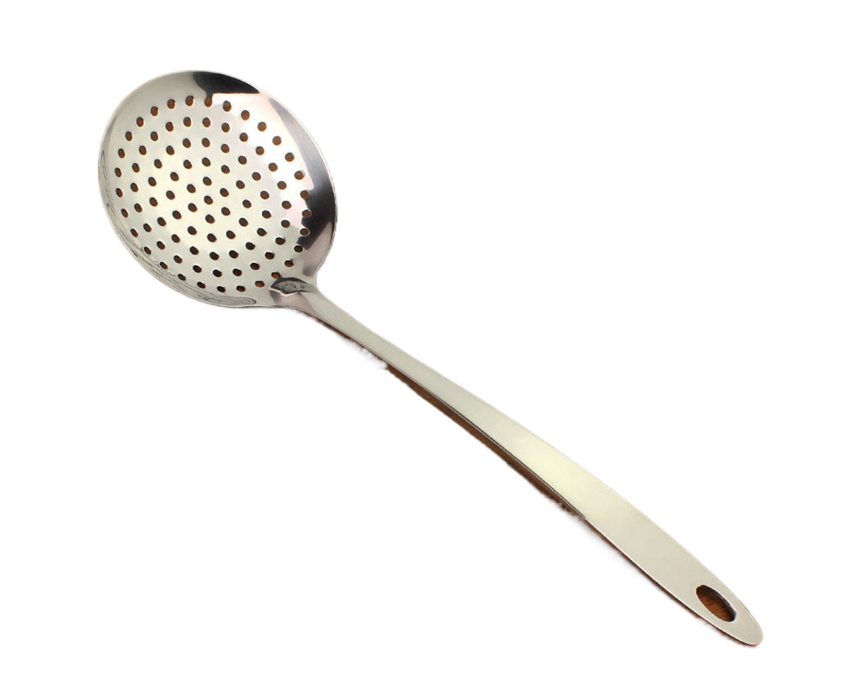 Kitchen Soup Food Thicken Stainless Steel Ladle Spoon Colander Strainer Filter