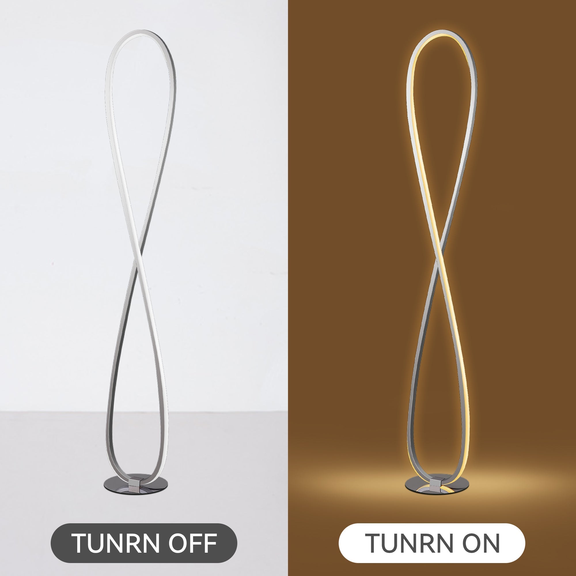 Infinite LED Floor Lamp - Chrome โ image 5