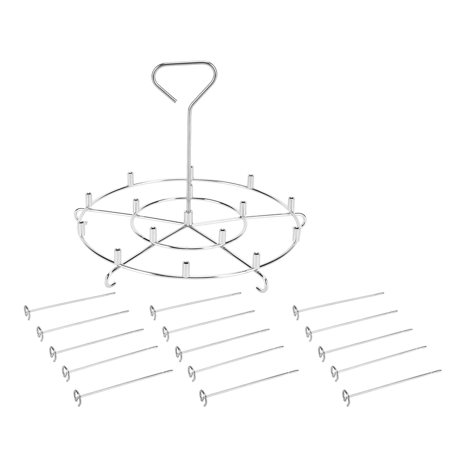 304 Stainless Steel Skewers Stand Set Multifunction Grill Dehydration Rack Fryer Accessories for Pinxia8QT โ image 3