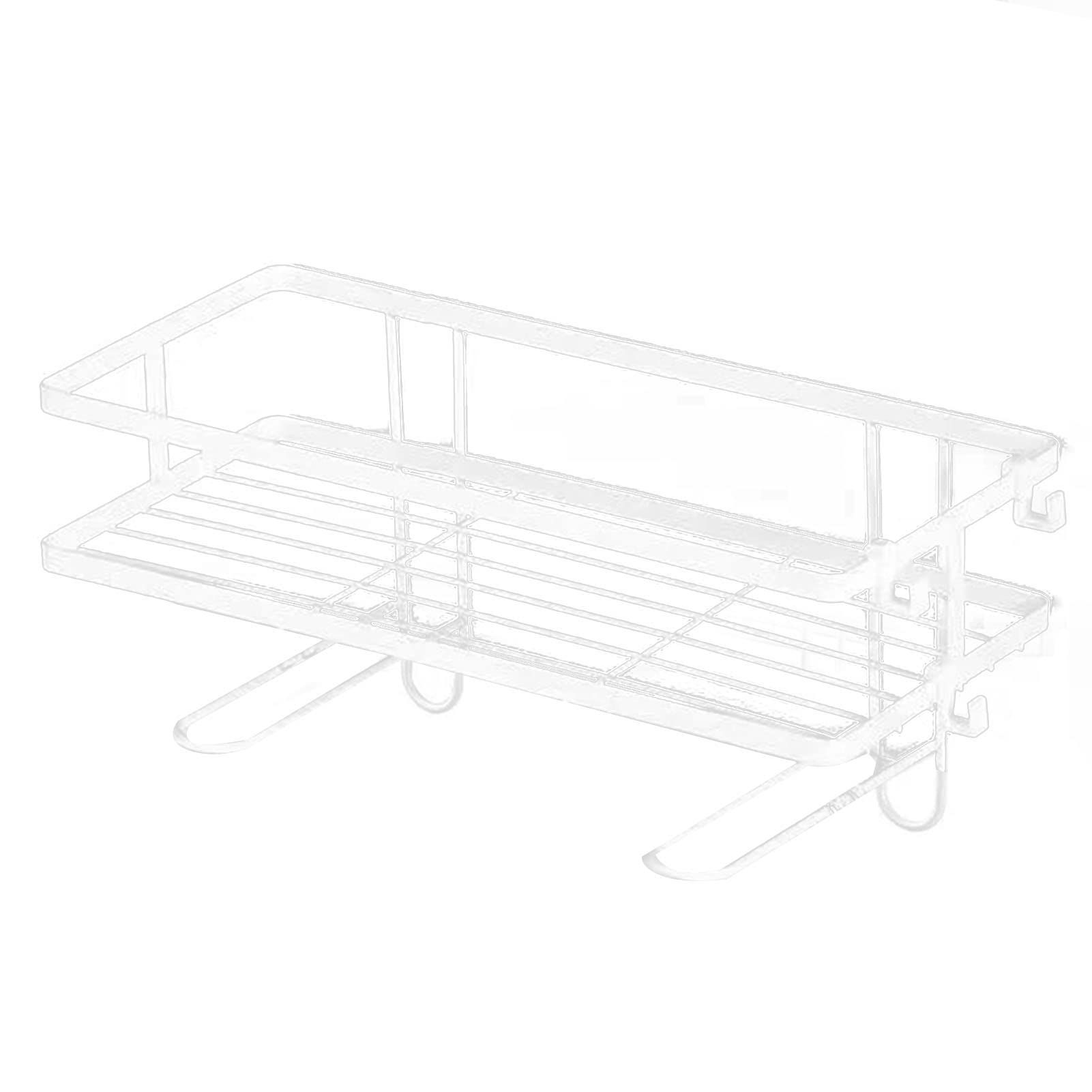 Over Toilet Shelf Bathroom Organizer Thickening Iron Toilet Storage Rack with Wall Mounting Design Waterproof Bathroom Shelf Over