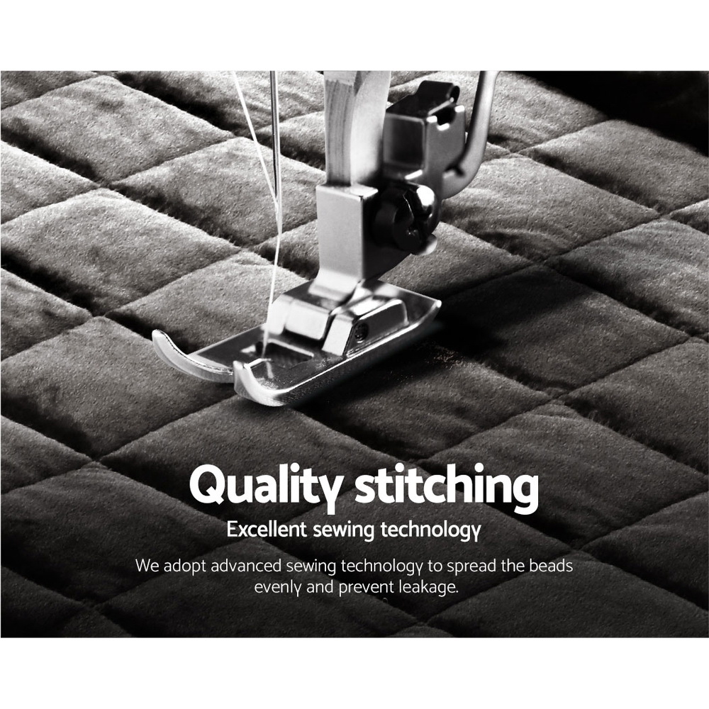 Giselle Bedding Faux Mink Quilt Charcoal Double โ image 6