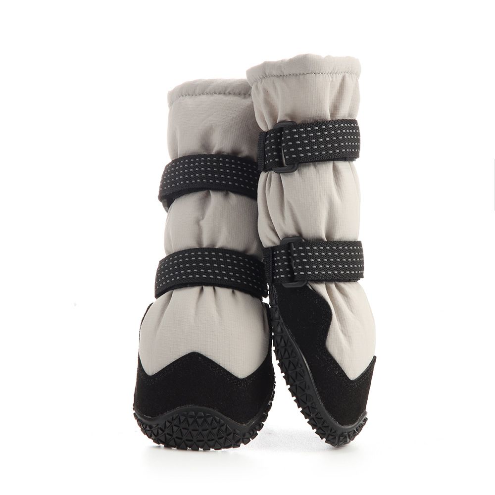 Winter Dog Snow Boots with Warm Lining, Dog Shoes for Large Small Medium Dogs, Dog Booties and Paw Protectors, Anti-Slip Dog Shoes with Reflective for Snow — image 3
