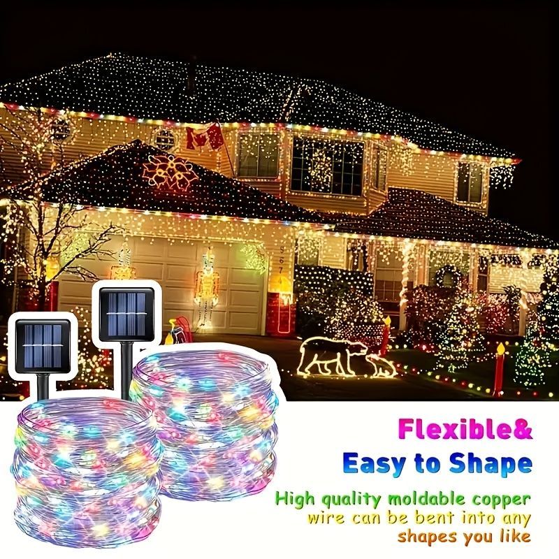solar outdoor string lights — image 3