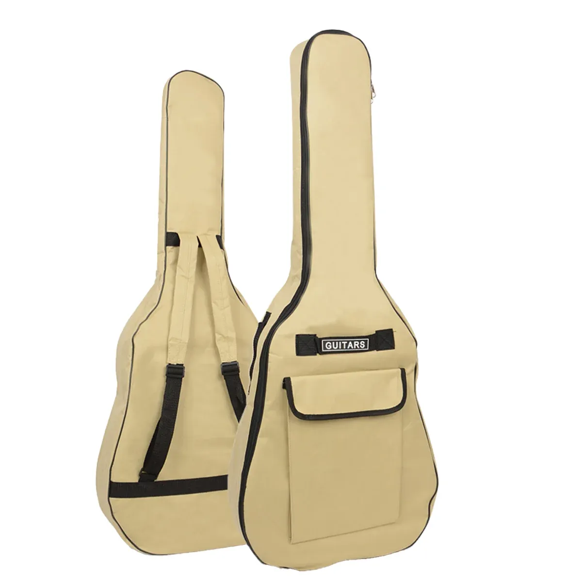 41Inch Wood Guitar Bag Basic Model 5MM Thick Cotton Double Strap Soft Guitar Bag — image 2