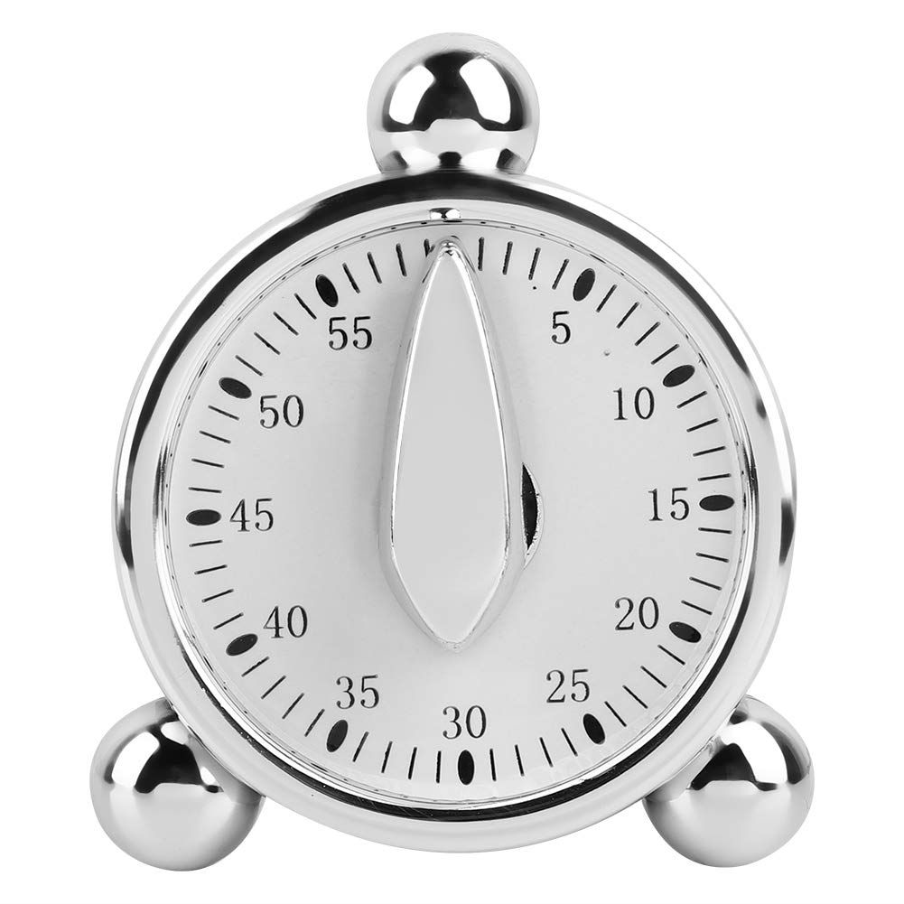Mechanical Timer,60 Minute Magnetic Stopwatch Timer Kitchen Cooking Timer Visual Countdown Timer with Alarm Sound for Cooking