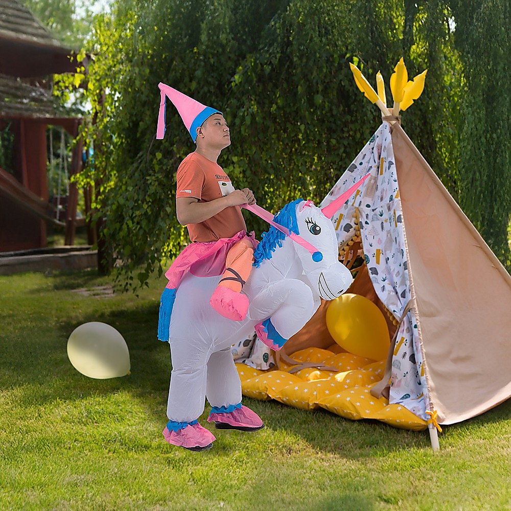 UNICORN Fancy Dress Inflatable Suit -Fan Operated Costume โ image 5
