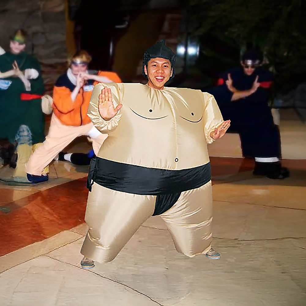 SUMO Fancy Dress Inflatable Suit -Fan Operated Costume โ image 5