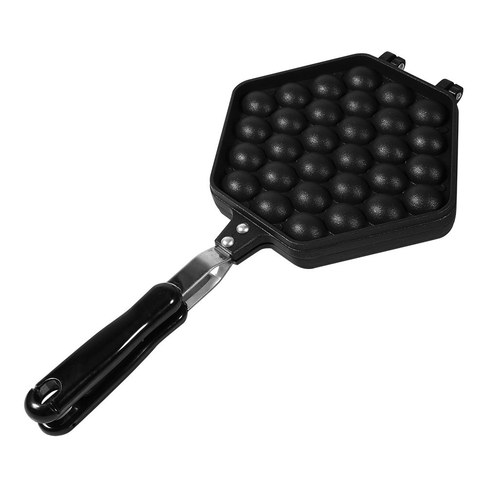 1x Aluminum Alloy NOn stick DIY Eggettes Pan Egg Bubble Cake Baking Mold Plate Using for Home — image 4