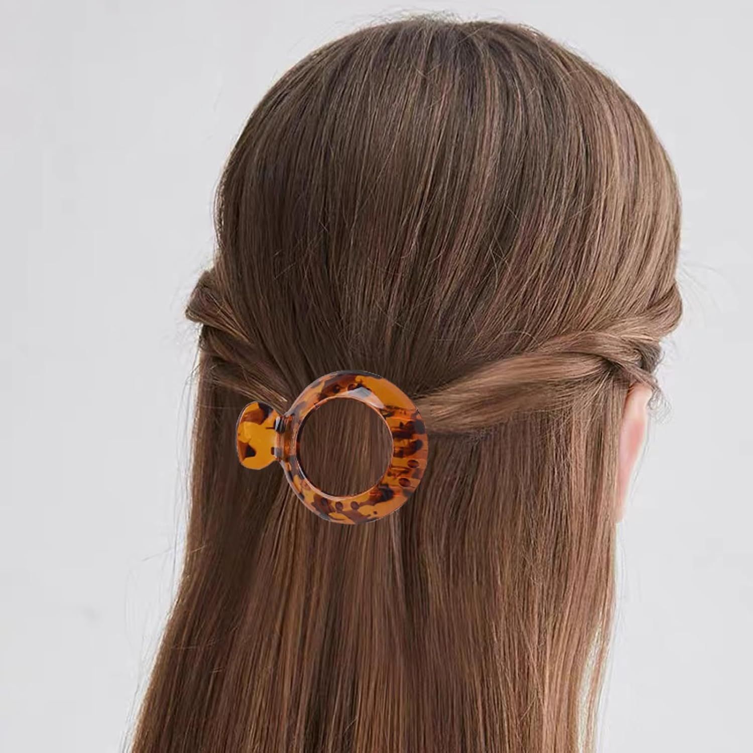 4 PCS Small Flat Hair Clips for Thin Hair Non-slip Hair Catch Jaw Clamp, Resilient Spring Action Perfect Everyday Accessory Clamps Hair Accessories for Women — image 6