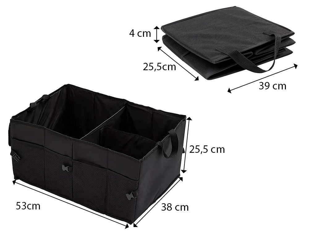 Long Lasting Premium Luggage Box Organizer / Foldable Organizer for Car - Storage_max, Easy Installation, Easy to Use — image 3