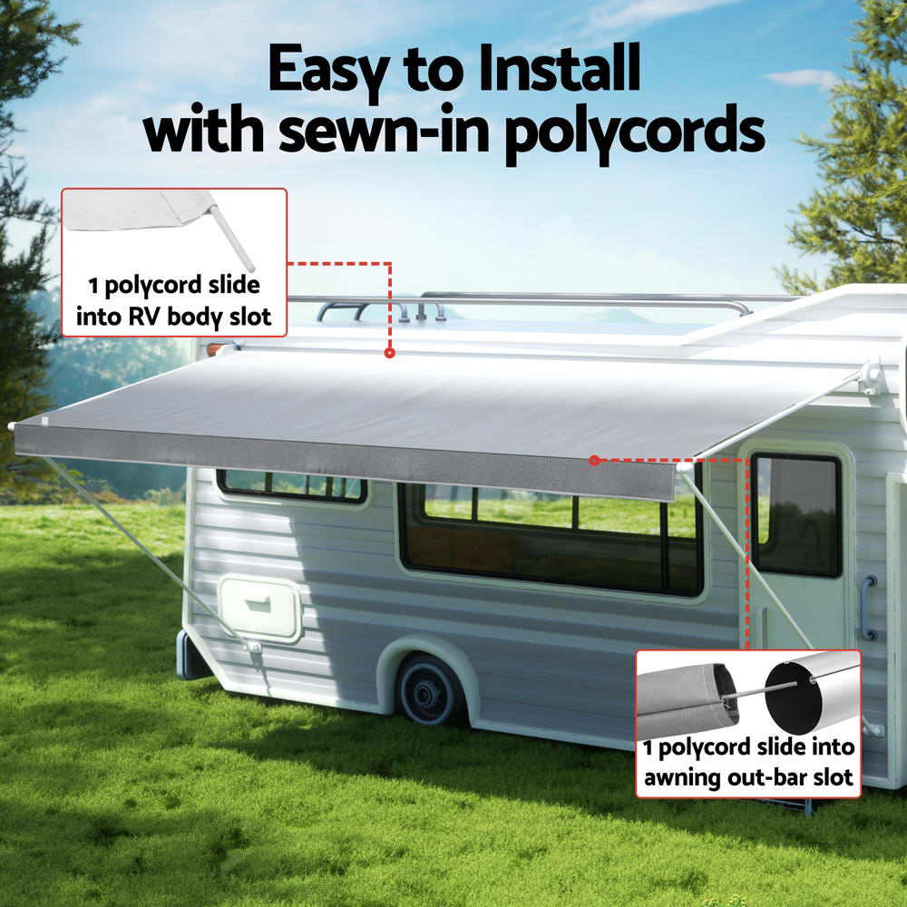 Weisshorn 12ft Caravan Awning RV Replacement Fabric 3.40M x 2.42M โ image 6