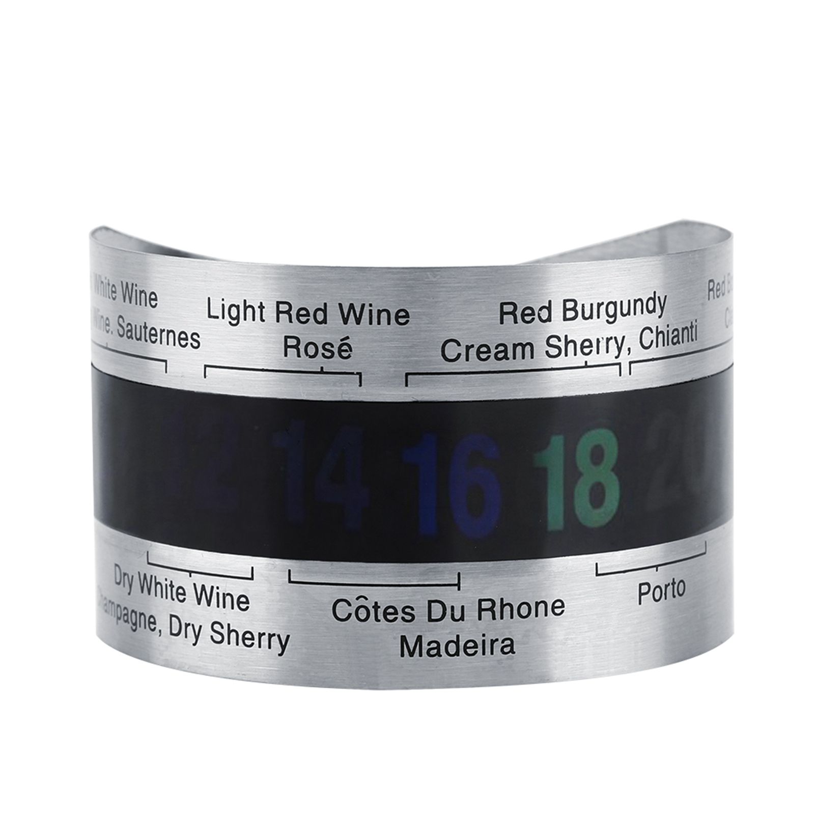 Stainless Steel Wine LCD Thermometer Bottle Beer Red Wines Bracelet Temperature Sensor โ image 3