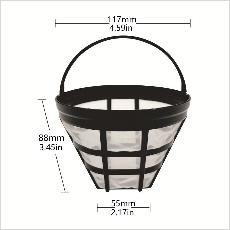 Reusable Replacement Coffee Maker Basket Filter Compatible with Filters, Fit Most Cup Basket Drip Coffee Machine, BPA Free โ image 4